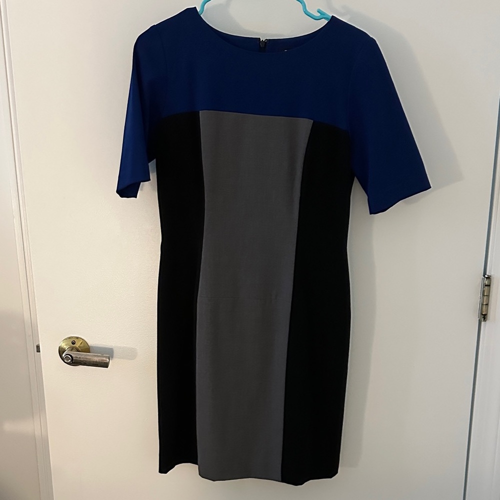 Tahari Color Block Dress